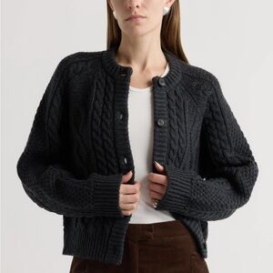 Modern Citizen Eloise Button Cable Cardigan